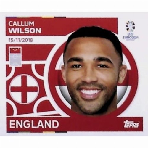 Topps - UEFA Germany Euro 2024 Sticker - ENG 21.
Callum Wilson (England)