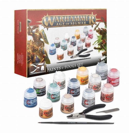 Warhammer Age of Sigmar - Paints + Tools
Set