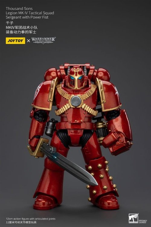 Warhammer The Horus Heresy - Thousand Sons Legion MK
IV Tactical Squad Sergeant with Power Fist 1/18 Φιγούρα Δράσης
(12cm)