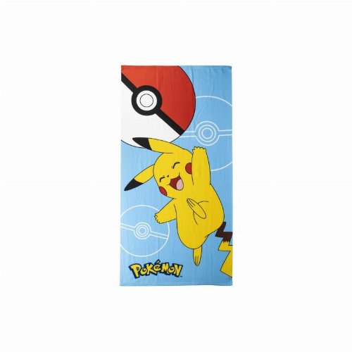 Pokemon - Pikachu & Poke Ball Beach Towel
(70x140cm)