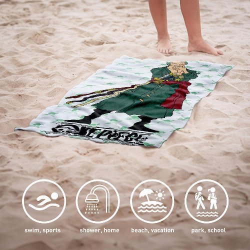 One Piece - Roronoa Zoro Beach Towel
(70x140cm)