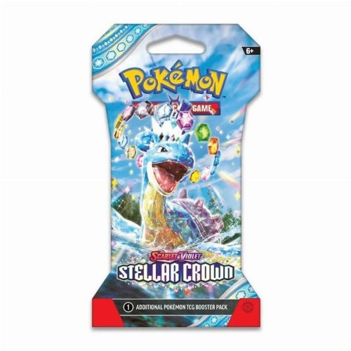 Pokemon TCG Scarlet & Violet Stellar Crown -
Sleeved Booster