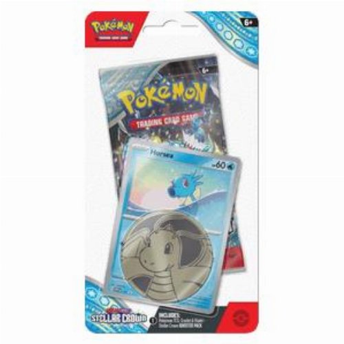 Pokemon TCG Scarlet & Violet Stellar Crown -
Horsea Checklane Blister