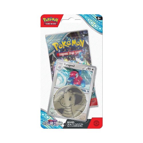 Pokemon TCG Scarlet & Violet Stellar Crown -
Porygon2 Checklane Blister