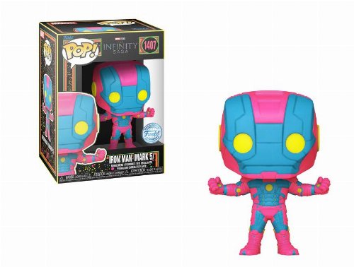 Figure Funko Pop! Marvel: Infinity Saga - Iron
Man Mark 5 (Black Light) #1407 (Exclusive)