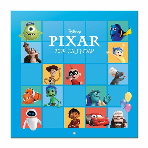 Pixar - Movies 2025 Ημερολόγιο Τοίχου