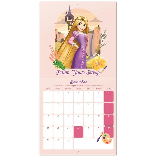 Disney - Princess 2025 Wall
Calendar