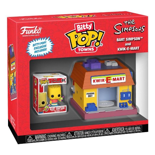 Funko Bitty POP! Town: The Simpsons - Bart
Simpson and Kwik-E-Mart Figure