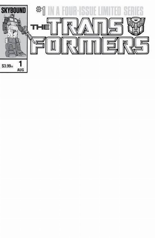 Τεύχος Κόμικ Transformers 40th Anniversery Edition #1
(One-Shot) Blank Cover C