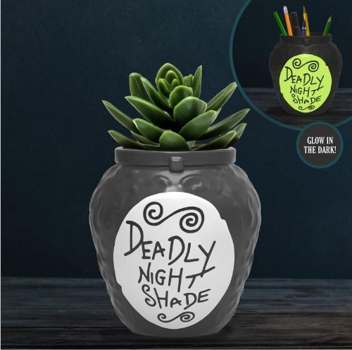 Disney: Nightmare Before Christmas - Deadly
Night Shade (Glow in the Dark) Plant and Pen
Pot