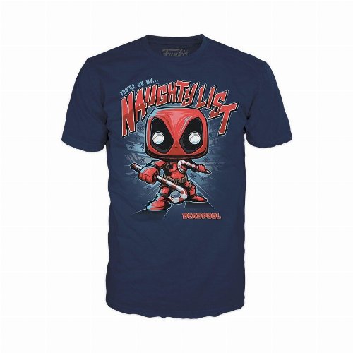 Funko Tee: Marvel - Deadpool Naughty List Blue
T-Shirt