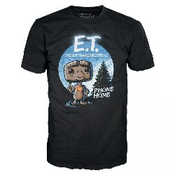 Funko Tee: E.T. - Phone Home Black T-Shirt
(M)