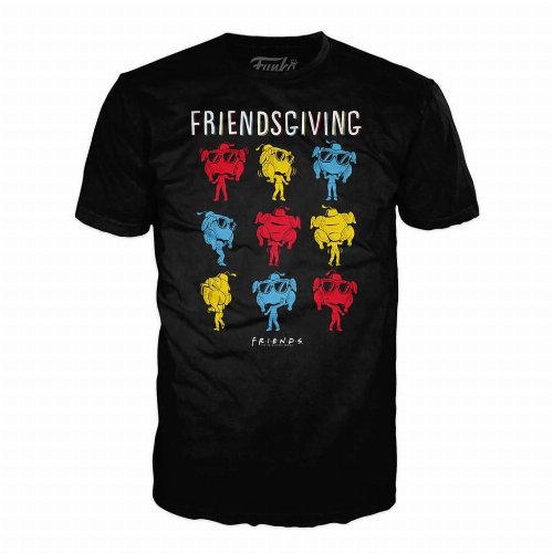 Funko Tee: Τα Φιλαράκια - Thanksgiving Black T-Shirt
(L)