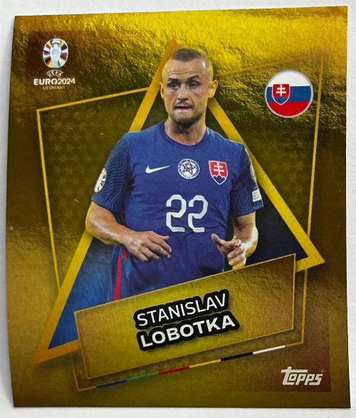 Topps - UEFA Germany Euro 2024 Sticker - SVK SP.
Stanislav Lobotka (Slovakia) - Gold Foil