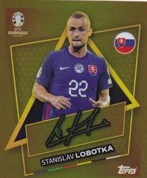 Topps - UEFA Germany Euro 2024 Αυτοκόλλητο - SVK SP.
Stanislav Lobotka (Slovakia) - Gold Foil (Signed)