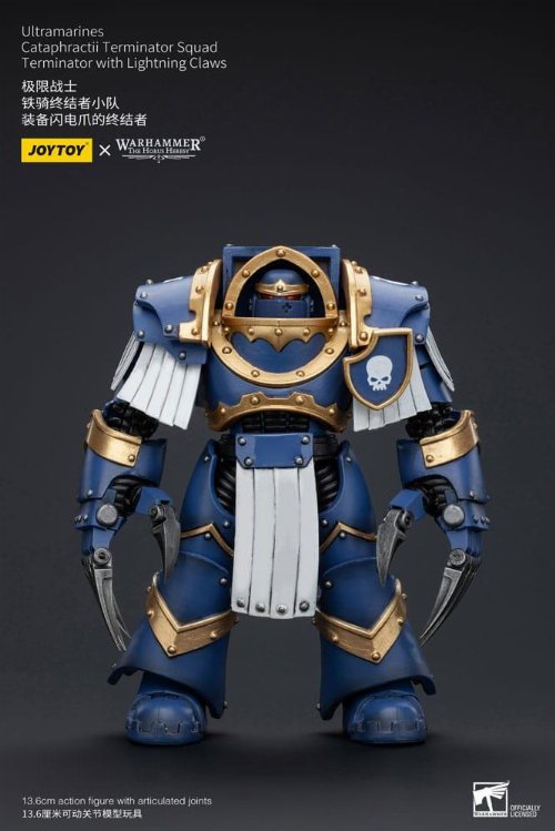 Warhammer The Horus Heresy - Ultramarines Cataphractii
Terminator Squad Terminator with Lightning Claws 1/18 Φιγούρα
Δράσης (14cm)