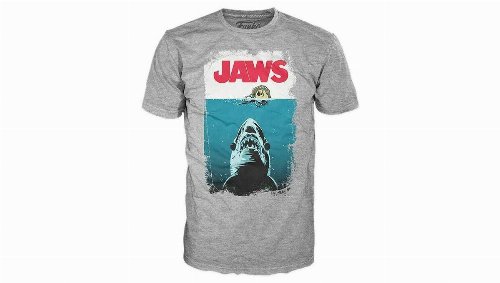 Funko Tee: Jaws - Poster Grey T-Shirt