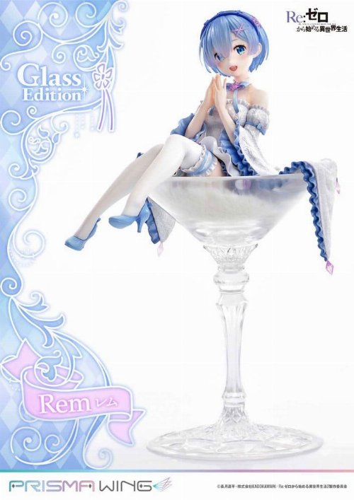 Re:Zero Starting Life in Another World Prisma Wing -
Rem Glass Edition 1/7 Φιγούρα Αγαλματίδιο (23cm)