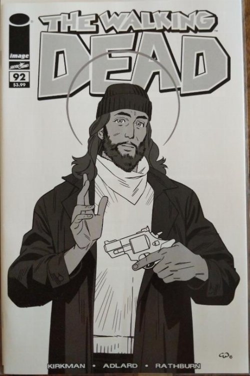 Τεύχος Κόμικ The Walking Dead #92 15th Anniversary
Blind Bag Walker B&W Cover