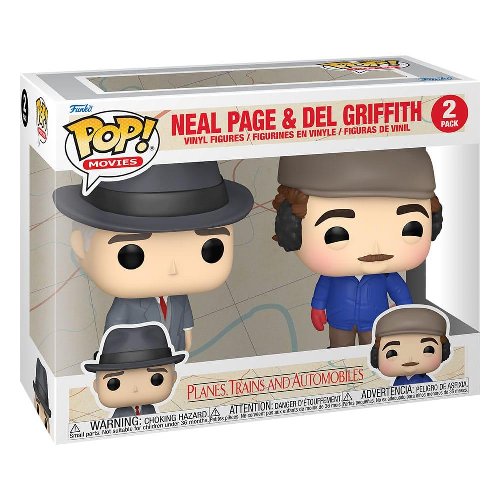 Φιγούρες Funko POP! Planes, Trains and Automobiles -
Neal Page & Del Griffith 2-Pack