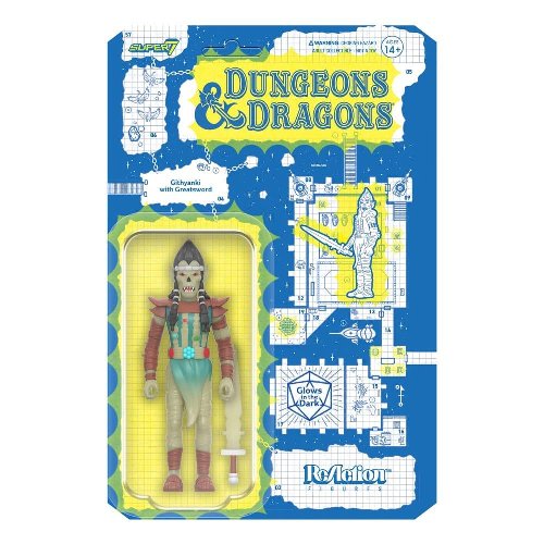 Dungeons and Dragons: ReAction - Githyanki with
Greatsword (Glow in the Dark) Action Figure
(10cm)