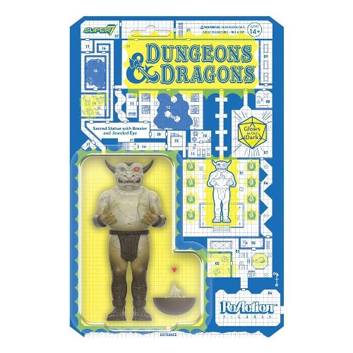 Dungeons and Dragons: ReAction - Sacred Statue
with Brazier and Jeweled Eye (Glow in the Dark) Action Figure
(10cm)