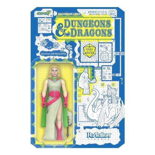 Dungeons and Dragons: ReAction - Sorceress with
Wand of Fire (Glow in the Dark) Action Figure
(10cm)