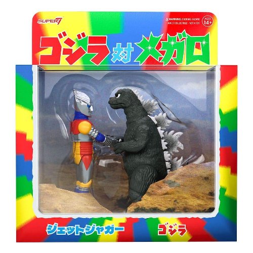 Godzilla Toho: ReAction - Godzilla & Jet
Jaguar Shaking Hands 2-Pack Action Figures
(10cm)