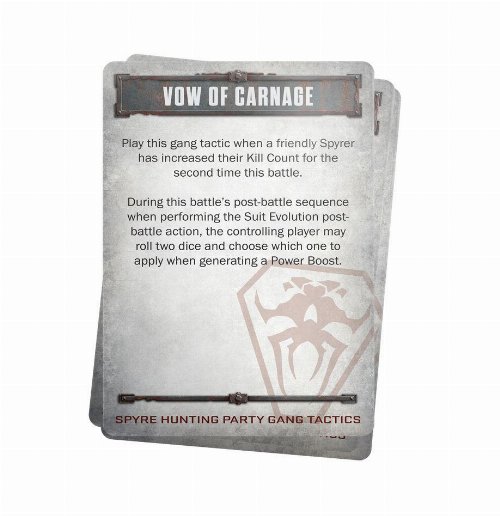 Necromunda - Spyre Hunting Party Gang: Tactics
Cards