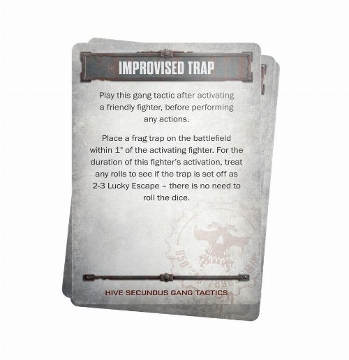 Necromunda - Hive Secundus Gang: Tactics
Cards