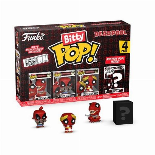 Funko Bitty POP! Marvel - Dinopool & Chase
Mystery 4-Pack Figures