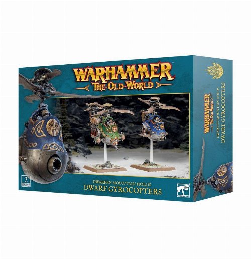 Warhammer: The Old World - Dwarfen Mountain
Holds: Dwarf Gyrocopters