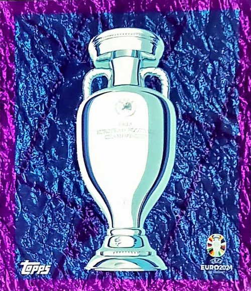 Topps - UEFA Germany Euro 2024 Sticker - EURO 1.
Trophy - Purple Parallel Foil