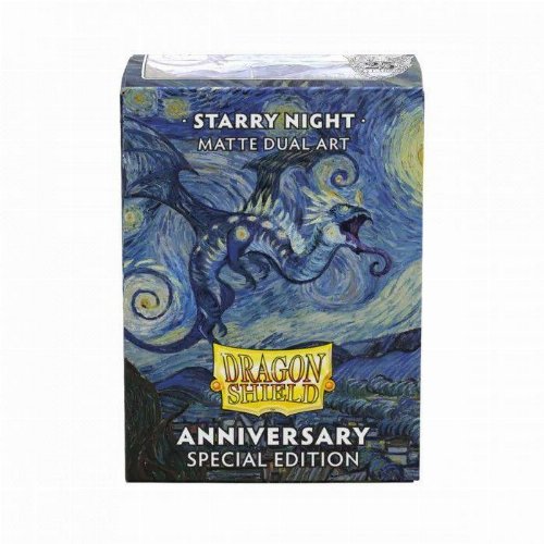 Dragon Shield Art Sleeves Standard Size - Matte
Dual Starry Night Anniversary Edition (100
Sleeves)