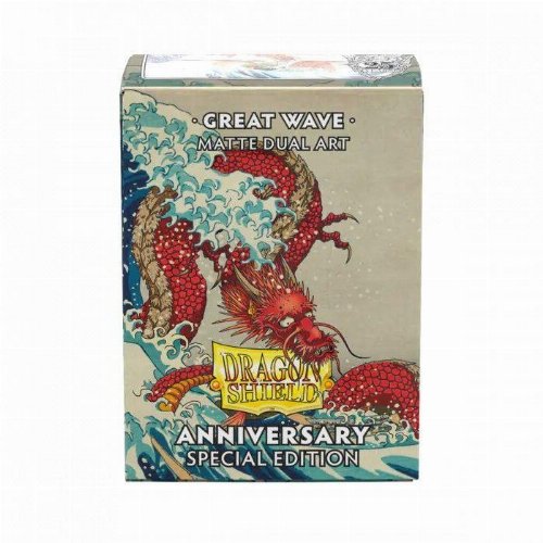 Dragon Shield Art Sleeves Standard Size - Matte
Dual Great Wave Anniversary Edition (100
Sleeves)