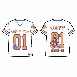 One Piece - Luffy White Jersey (M)