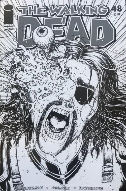 The Walking Dead #48 15th Anniversary Blind Bag
Chris Burnham B&W Cover