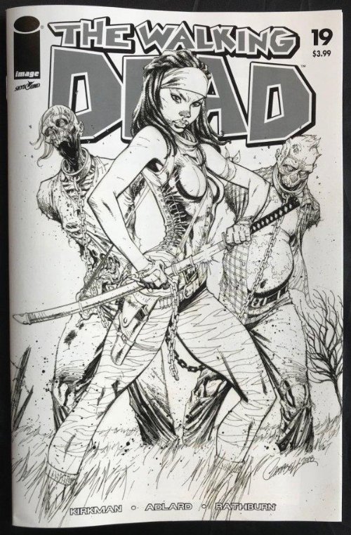 The Walking Dead #19 15th Anniversary Blind Bag
Campbell B&W Cover