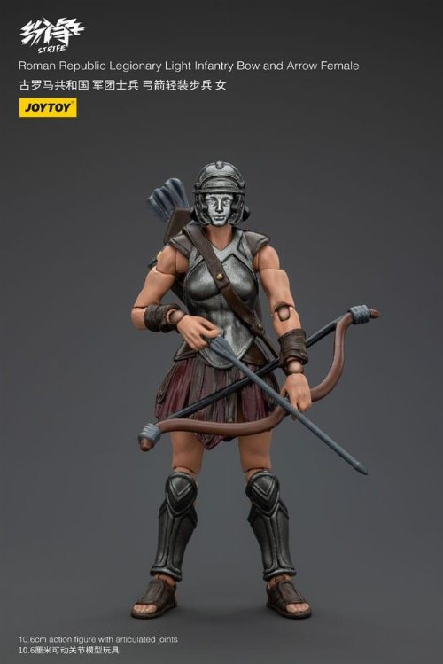 Strife - Roman Republic Legionary Light Infantry
Bow and Arrow Female 1/18 Action Figure (11cm)