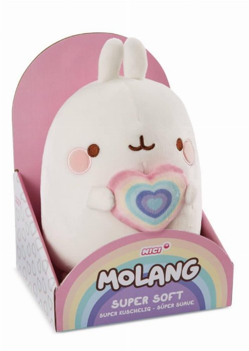 Molang - Molang with Heart Plush Figure
(12cm)