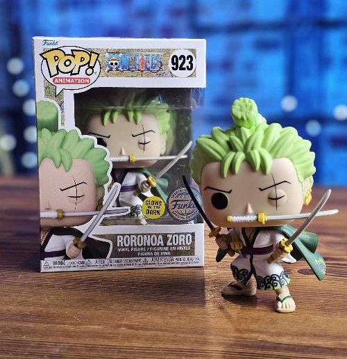 Φιγούρα Funko POP! One Piece - Roronoa Zoro (Wano
Outfit) GITD #923 (Exclusive)