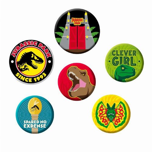 Jurassic Park - Characters 6-Pack Pin
Badges