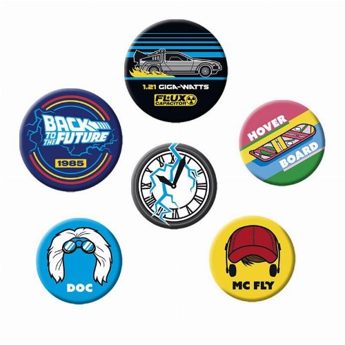 Back to the Future - Symbols 6-Pack Pin
Badges