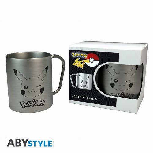 Pokemon - Pikachu Outline Carabiner Mug
(235ml)