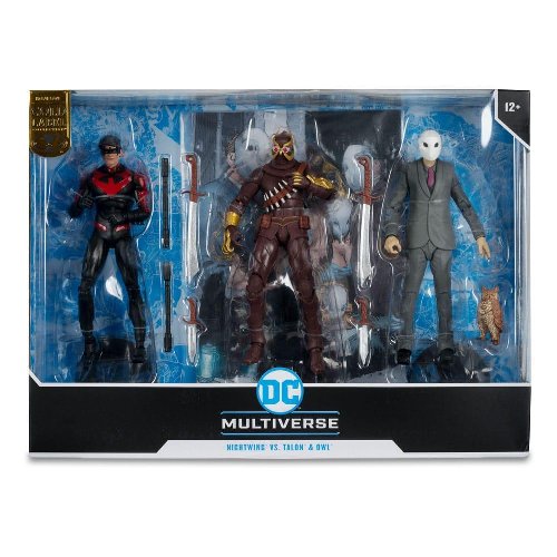 DC Multiverse: Gold Label - Nightwing vs. Talon &
Owl 3-Pack Φιγούρες Δράσης (18cm)