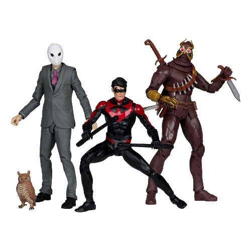 DC Multiverse: Gold Label - Nightwing vs. Talon &
Owl 3-Pack Φιγούρες Δράσης (18cm)