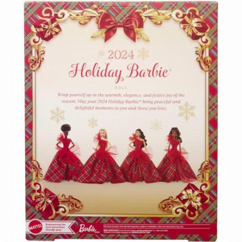 Barbie - Holiday Barbie (Blonde with Plaid Gown)
2024 Signature Doll