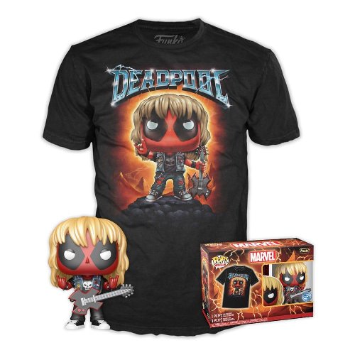 Funko Box: Marvel Spider-Man - Deadpool (Heavy
Metal) POP! with T-Shirt