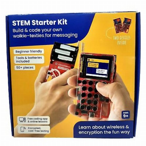 CircuitMess DIY STEM Kit - Chatter (Build &
Code your own Walkie-texties)