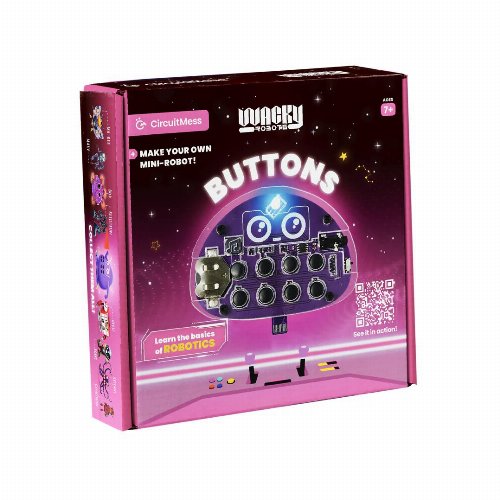 CircuitMess DIY STEM Kit - Wacky Robots Buttons
(Make your own Mini-Robot)